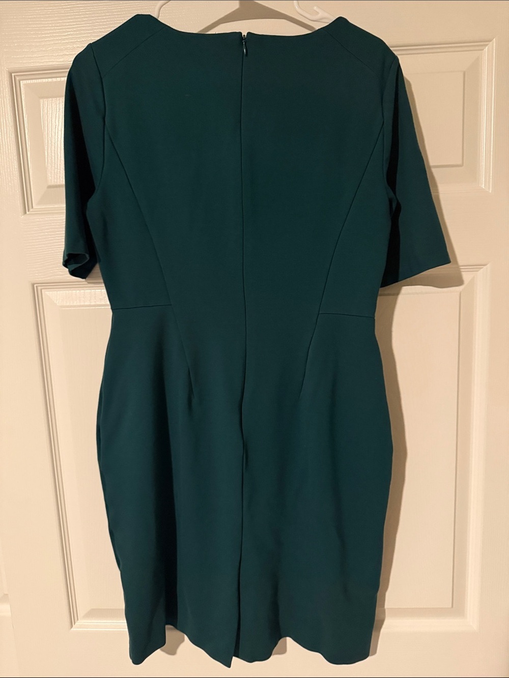 Lands' End Deep Green Midi Sheath Dress - Picture 4 of 7